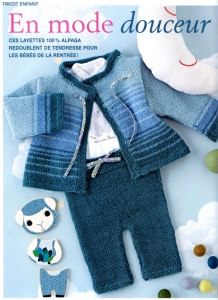 Ensemble layette vert / marie claire idées n°98