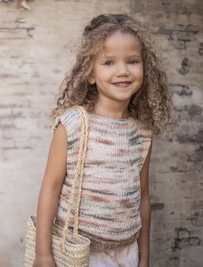 172/21 Modèle Top sans manches en Plassard Natura Fizz