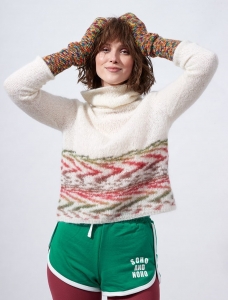 195/04 Modèle Pull sans coutures en Plassard Intense