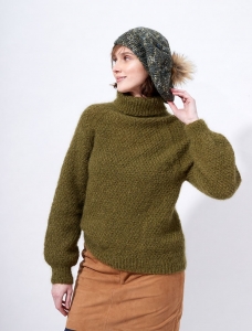 195/18 Modèle Pull sans coutures en Plassard Mohalana