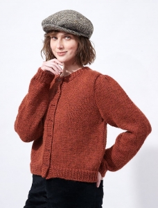 195/20 Modèle Cardigan à manches ballon en Plassard Merilana et Evanescent