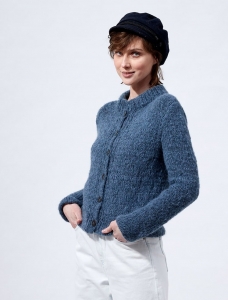 195/23 Modèle Veste à col officier en Plassard Voluptueux