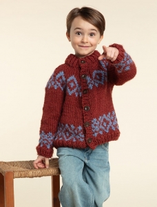 196/01 Modèle Gilet sans coutures en Plassard Cascade