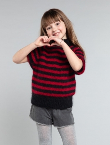196/23 Modèle Top sans coutures en Plassard Mohalana