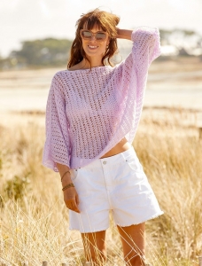 199/12 Modèle Pull au crochet en Plassard Sila