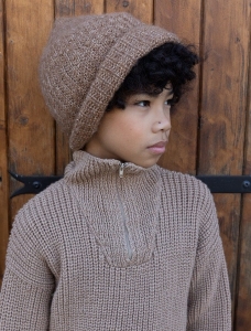 203/08 Modèle Bonnet sans coutures en Plassard Alpaco