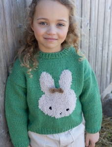 203/17 Modèle Pull lapinou en Plassard Datcha, Calineige Et Evanescent