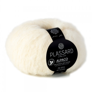 Plassard Alpaco - Pelote de 50 gr - Coloris 04 Ivoire