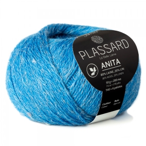 Plassard Anita - Pelote de 50 gr - Coloris 22 Bleu