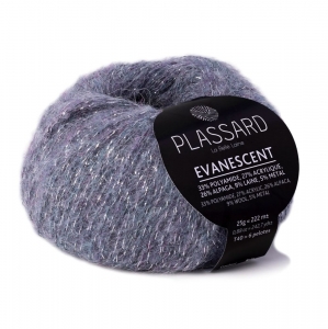 Plassard Evanescent - Pelote de 25 gr - Coloris 16 Acier