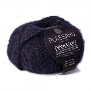 Plassard Evanescent - Pelote de 25 gr - Coloris 27 Marine