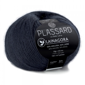 Plassard Lainagora - Pelote de 50 gr - Coloris 100 Bleu  Nuit