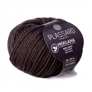 Plassard Merilana - Pelote de 50 gr - Coloris 12 Anthracite