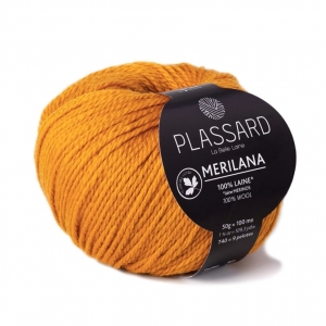 Plassard Merilana - Pelote de 50 gr - Coloris 43 Moutarde