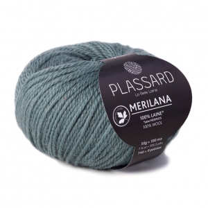 Plassard Merilana - Pelote de 50 gr - Coloris 94 Vert De Gris