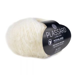 Plassard Mohalana - Pelote de 50 gr - Coloris 02 Blanc Cassé