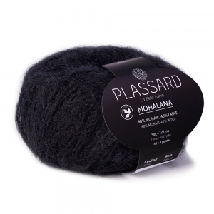 Plassard Mohalana - Pelote de 50 gr - Coloris 99 Noir
