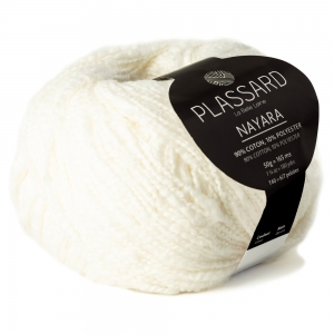Plassard Nayara - Pelote de 50 gr - Coloris 01 Blanc Optique