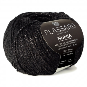 Plassard Numia - Pelote de 50 gr - Coloris 99 Noir