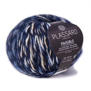 Plassard Paisible - Pelote de 50 gr - Coloris 27 Marine