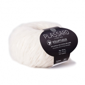 Plassard Voluptueux - Pelote de 50 gr - Coloris 02 Blanc Cassé