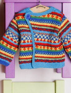 104/35 : Cardigan à rayures en Week-End