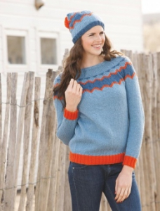 107/07 : Pull à motif jacquard en Week-end