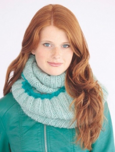 110/11 : Snood bordé de fourrure en Plassard Oup's et Plassard Comète