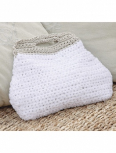 115/34 : Sac bicolore en Plassard Ecume et Plassard Atmosphère