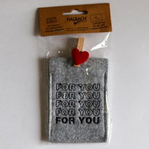 Pochette en feutrine - For You