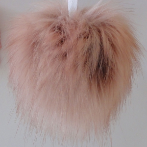 Pompons 100% végétal 12 cm environ - Classic Coloris 35 Rose poudré - Aheadhunter