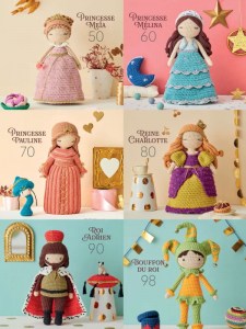 Princes et princesses au crochet - Editions de Saxe