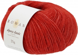 Rowan Alpaca Classic - Pelote de 25 gr - 120 Vermilion