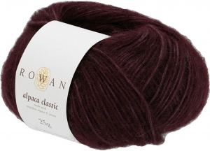 Rowan Alpaca Classic - Pelote de 25 gr - 122 Dark Burgundy