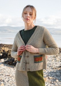 Modèle Donatella Gilet en Rowan Felted Tweed