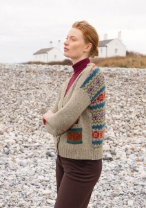 Modèle Donatella Gilet en Rowan Felted Tweed