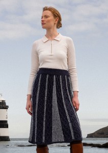 Modèle Gianni Skirt Jupe en Rowan Felted Tweed