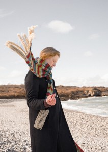 Modèle Pierre Echarpe en Rowan Felted Tweed et Fine Tweed Haze