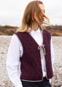 Modèle Carolina Gilet sans manches en Rowan Alpaca Soft DK