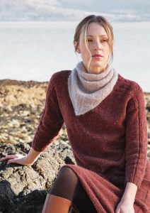 Modèle Vera Robe-Pull en Rowan Felted Tweed