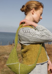 Modèle Ralph Sac en Rowan Kidsilk Haze et Felted Tweed