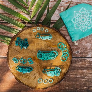 5 jeux de 20 anneaux marqueurs - The Mindful - Knit Pro