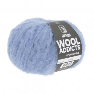 WoolAddicts by Lang Yarns Desire - Pelote de 50 gr - Coloris 0020 Azure