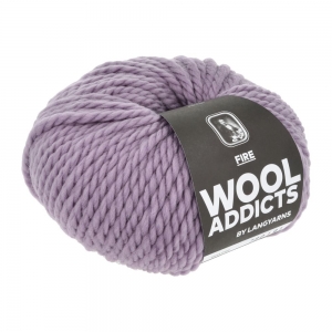 WoolAddicts by Lang Yarns Fire - Pelote de 100 gr - Coloris 0146 Mauve