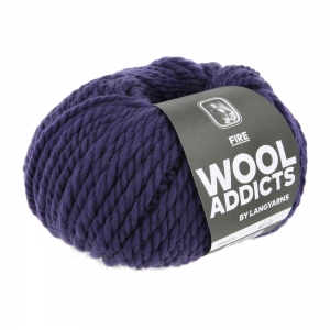 WoolAddicts by Lang Yarns Fire - Pelote de 100 gr - Coloris 0190 Blackberry
