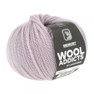 WoolAddicts by Lang Yarns Memory - Pelote de 50 gr - Coloris 0146 Mauve