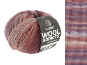 WoolAddicts by Lang Yarns Mystery - Pelote de 50 gr - Coloris 0017 Violet/Lilac/Brick