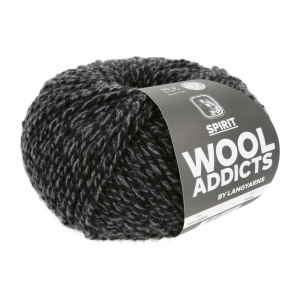 WoolAddicts by Lang Yarns Spirit - Pelote de 50 gr - Coloris 0004 Black