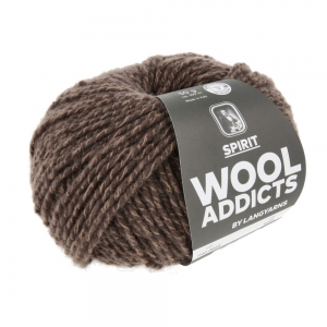 WoolAddicts by Lang Yarns Spirit - Pelote de 50 gr - Coloris 0068 Coffee