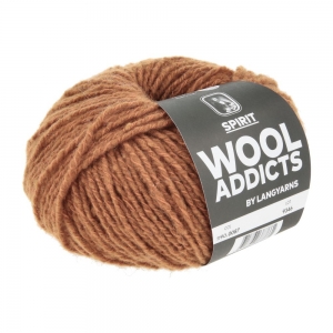 WoolAddicts by Lang Yarns Spirit - Pelote de 50 gr - Coloris 0087 Rust